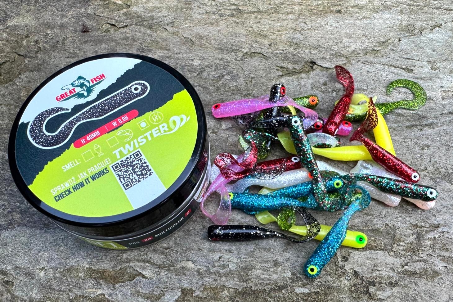 GF1 twister MIX Multicolor II  49 mm 24 szt.