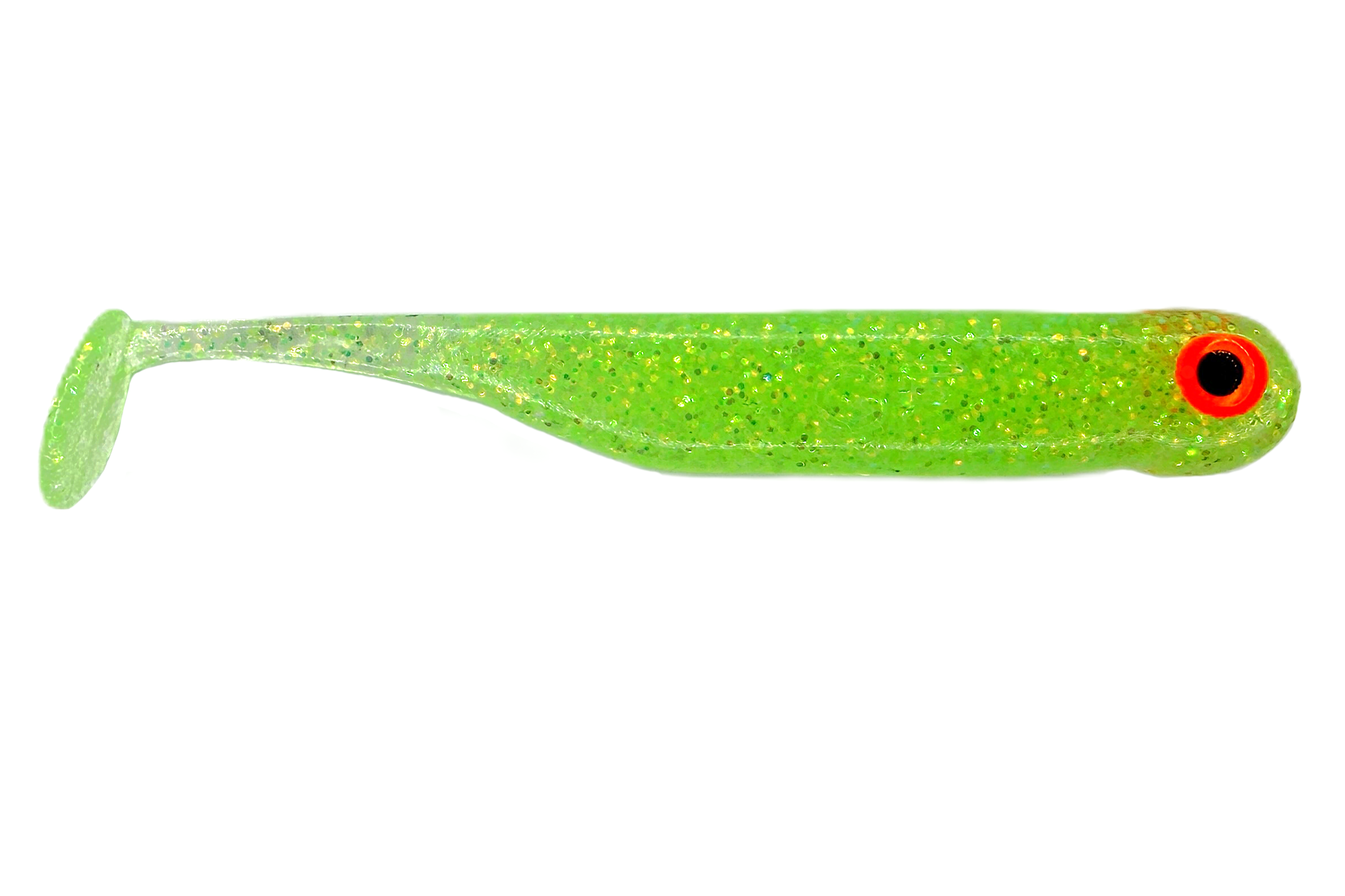 GF1 7cm glitter light green  6 szt.