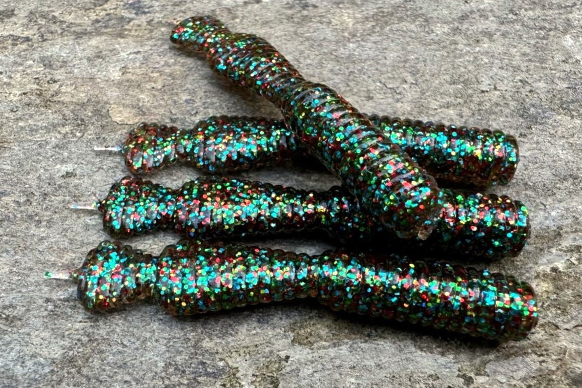 GF2 Leech colorful glitter 60 mm 10 szt.